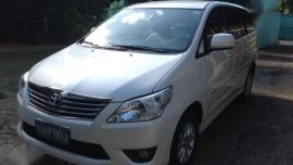 2013 Toyota Innova G White For Sale