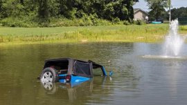 This is what happens when you put absolute belief in GPS directions