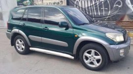 2002 Toyota Rav4 J Manual 4x4 Green 