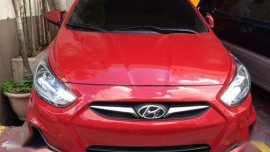 Hyundai Accent Gls 2012 Red AT For Sale