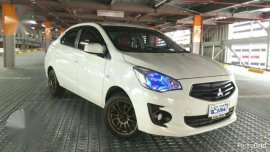 2014 Mitsubishi Mirage G4 Glx MT White 