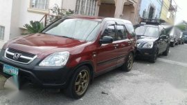 Honda CRV 2003 Manual Red For Sale