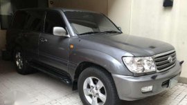 2001 Toyota Land Cruiser 100 Series Gray 