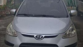 Hyundai I10 2010 Silver AT For Sale