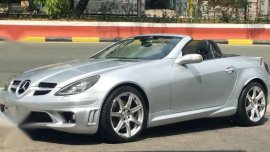 Mercedes Benz Slk 350 2005 Silver For Sale