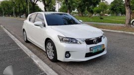2012 Lexus CT200h Hybrid AT White For Sale