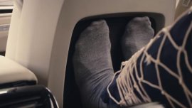 2018 Audi A8 can massage your feet!