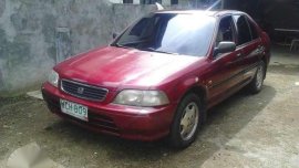 Honda City EXi 1998 MT Red For Sale