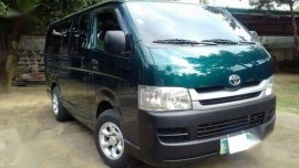 2010 Toyota Hiace Commuter Green MT 