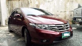 Honda City 1.5E AT 2013 Red For Sale