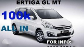 2017 SUZUKI Ertiga GA MT 89k all in 13k monthly only