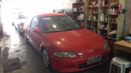 Honda Civic 1993 Gasoline Manual Red