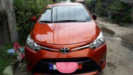 Toyota Vios E 2017 Orange AT For Sale