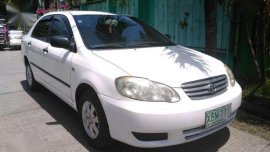 2001 Toyota Corolla Altis J 1.6 Vvti AT White