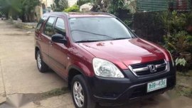 Fresh Honda CRV 2003 MT Red For Sale