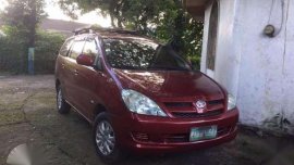 2007 Toyota Innova J MT Red For Sale