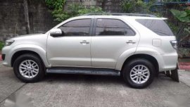 Toyota Fortuner G AT 2012 Silver For Sale