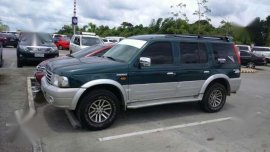 Ford Everest 4x4 2004 Green MT For Sale