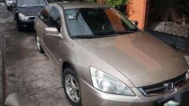 2004 Honda Accord AT Beige For Sale