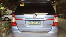 Toyota Innova E 2014 MT Blue For Sale