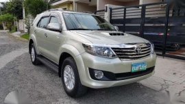 2012 Toyota Fortuner 4x4 V alt montero everest mux hilux ranger dmax