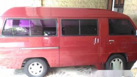 1993 Mitsubishi L300 Van Ruby Red color