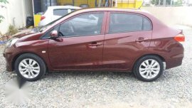 Honda Brio Amaze 2015 Red AT For Sale