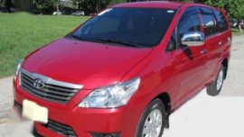 2012 Toyota Innova 2.5 MT Red For Sale