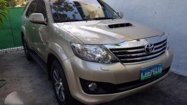 2014 Toyota Fortuner V 4x4 Beige AT For Sale