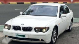 BMW 735li 7 Series 2004 White AT For Sale