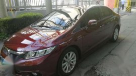 2012 Honda Civic 1.8 AT Red For Sale