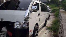 Toyota hiace assume balance