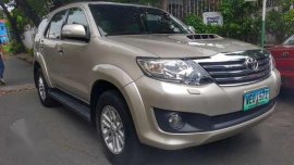 2013 Toyota Fortuner G AT 4x2 Beige For Sale