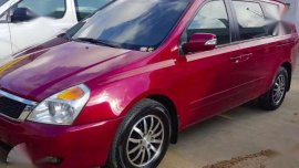 Kia Grand Carnival 2012 Red AT For Sale