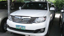 2014 Toyota Fortuner G White Automatic for sale 