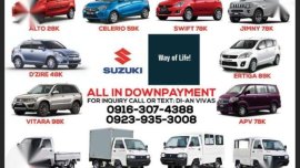 2017 Suzuki Promo Alto Celerio Ertiga Jimny APV Ciaz Swift SuperCarry
