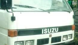 Isuzu Elf Boom truck drop side
