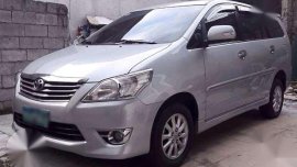 2012 Toyota Innova G MT Silver For Sale