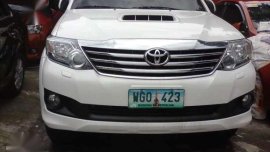 2013 Fortuner G 4X2 Pearl White Matic