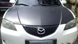 2005 Mazda 3 1.6 AT White Sedan For Sale