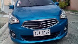 Mitsubishi Mirage G4 2015 blue for sale 