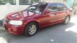 2000 Honda City Type Z 2000 1.3 MT Red  