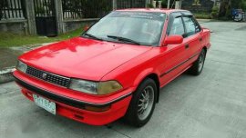 Toyota Corolla Smallbody 1990 MT Red 