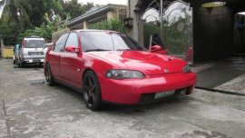 Honda Civic 1994 sedan red for sale 