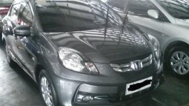 Honda Brio Amaze 2015 hatchback silver for sale 