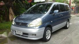 Nissan Serena 1997 AT Blue Van For Sale