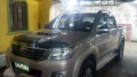 2014 Toyota Hilux E MT Beige Pickup For Sale