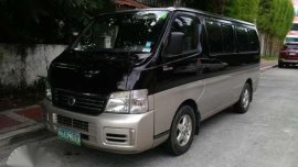 2007 Nissan Urvan Estate MT Black Van 