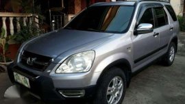 Honda Crv 2002 Automatic Silver For Sale