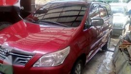 2012 Toyota Innova J MT Red SUV For Sale